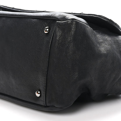 Chanel Calfskin Diamond Stitch Accordion Flap Black 10 of 10