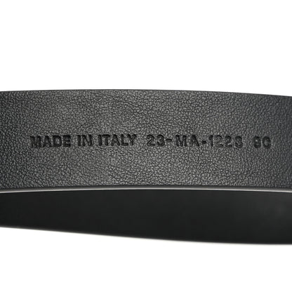 Christian Dior Calfskin 30 Montaigne Cut-Out CD Belt 80 32 Black 3 of 6
