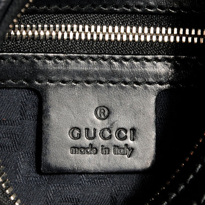Gucci Perforated Leather Reins Hobo Black 6 of 7