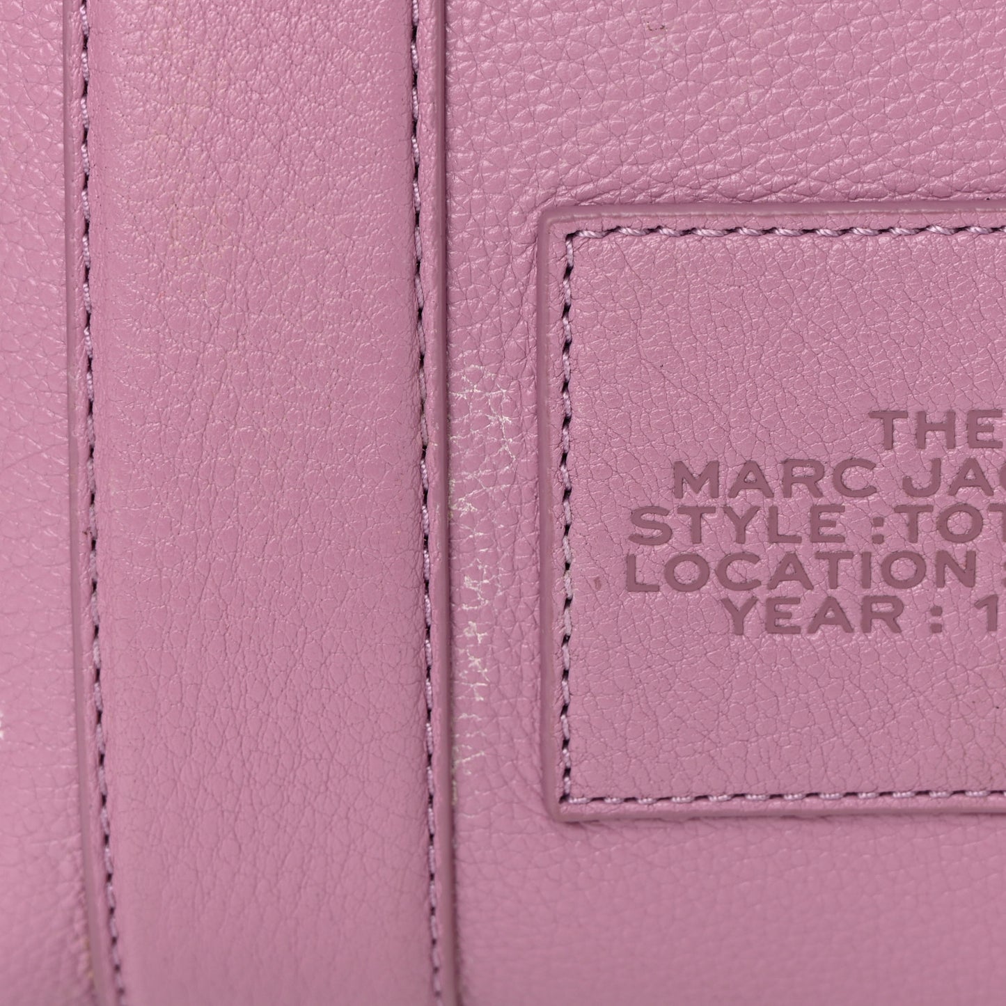 Grained Calfskin Small The Tote Bag Orchid Haze