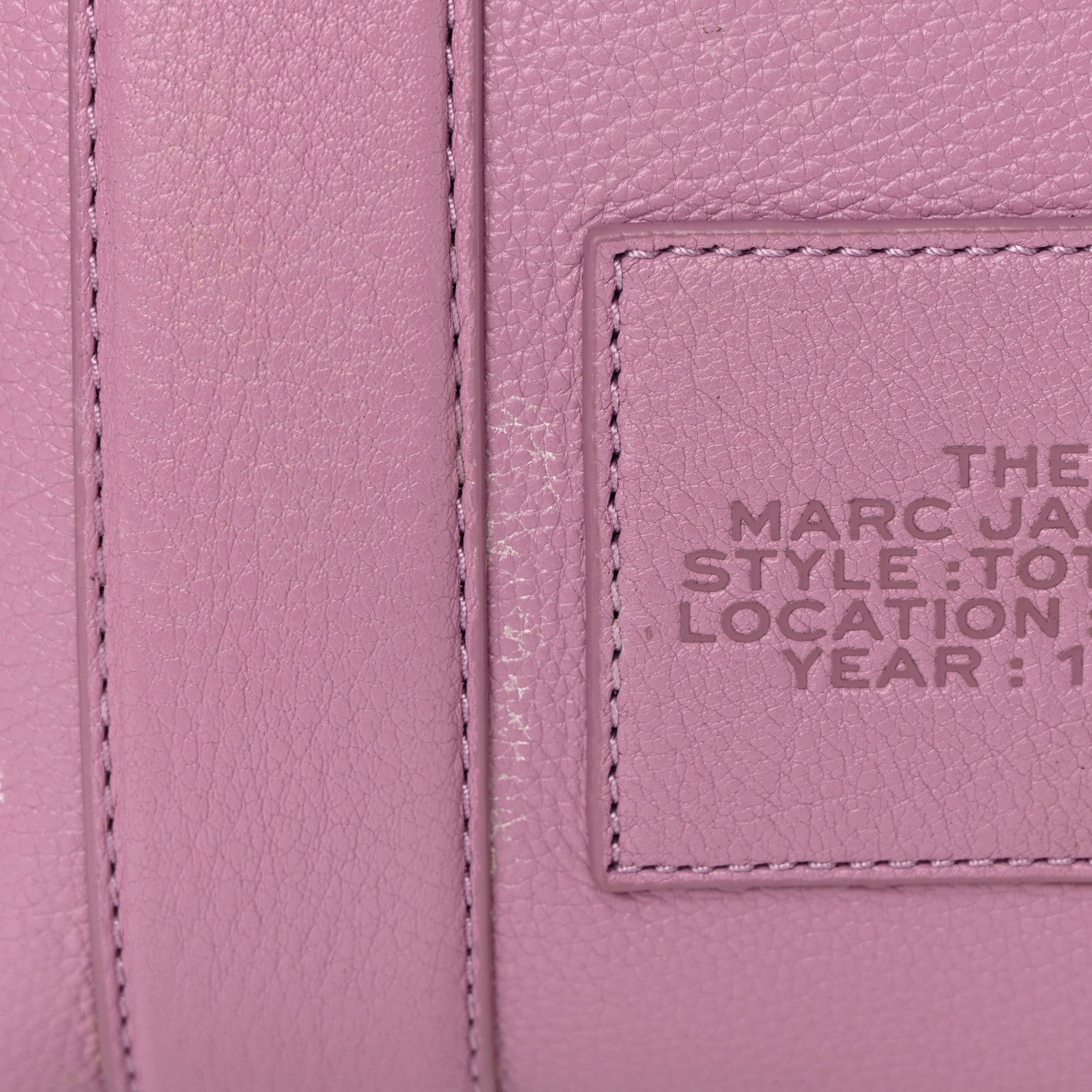 Marc Jacobs Grained Calfskin Small The Tote Bag Orchid Haze 18 of 25