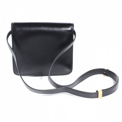 Celine Leather Small Classic Box Flap Bag Black 3 of 8