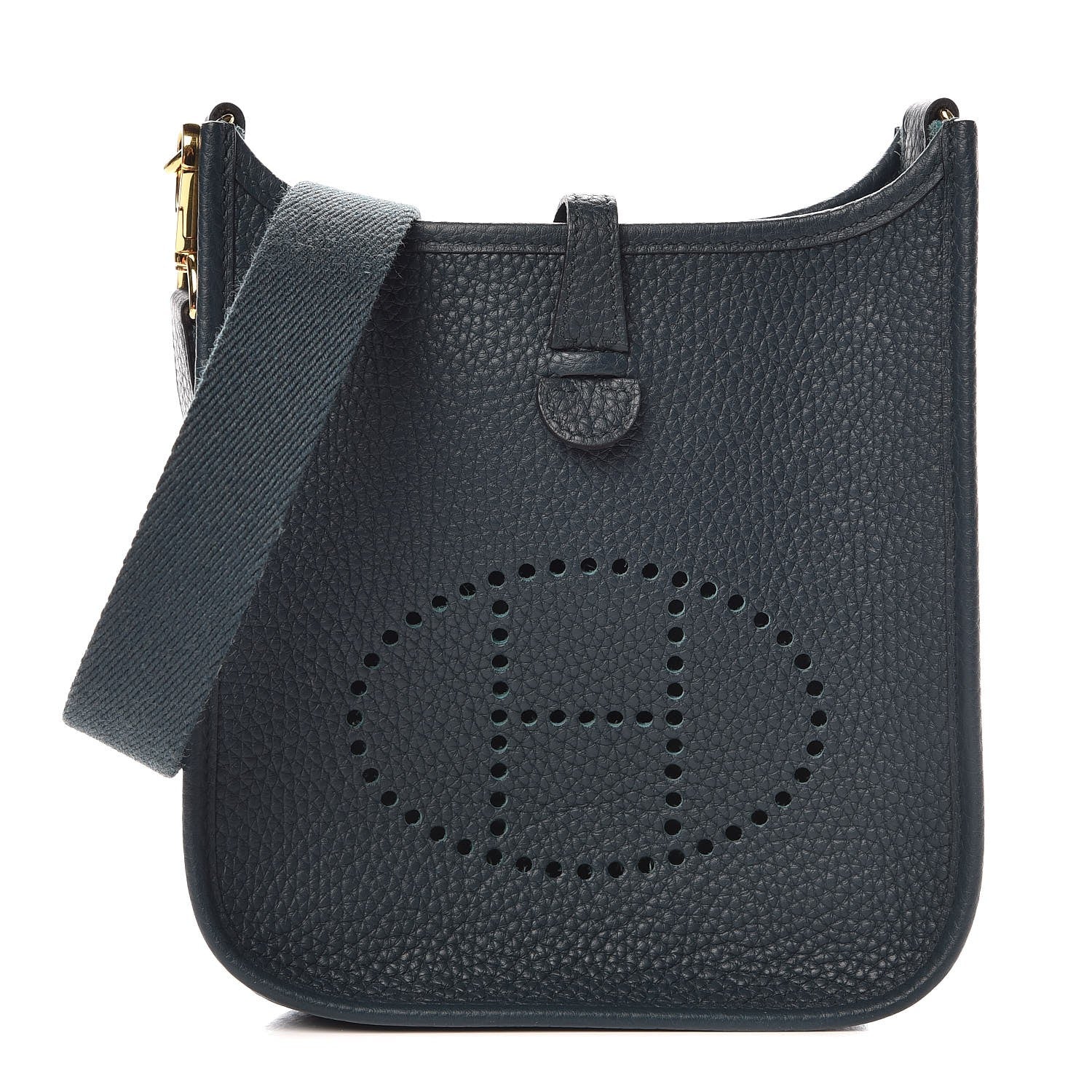 Hermes Taurillon Clemence Amazone Evelyne TPM Vert Cypress 1 of 9