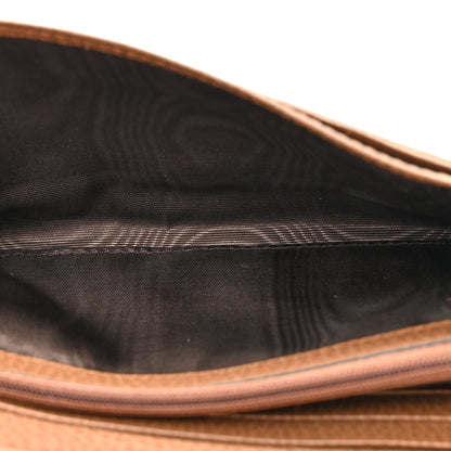 Gucci Monogram Dollar Calfskin Continental Flap Wallet Beige Ebony Tabacco 5 of 7