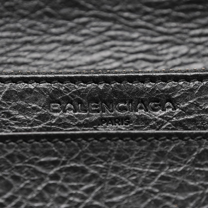 Balenciaga Agneau Giant Brass Wallet On Chain Black 6 of 6