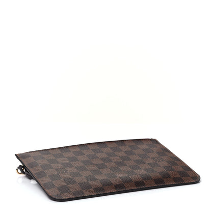 Louis Vuitton Damier Ebene Neverfull MM GM Pochette Rose Ballerine 3 of 4