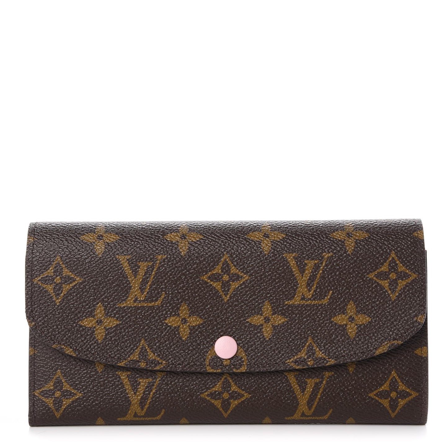 Monogram Emilie Wallet Rose Ballerine