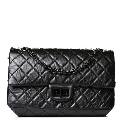 Chanel Aged Calfskin Quilted 2.55 Reissue 225 Flap So Black 1 of 6