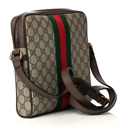 Gucci GG Supreme Monogram Web Small Ophidia Messenger Bag Brown 3 of 5