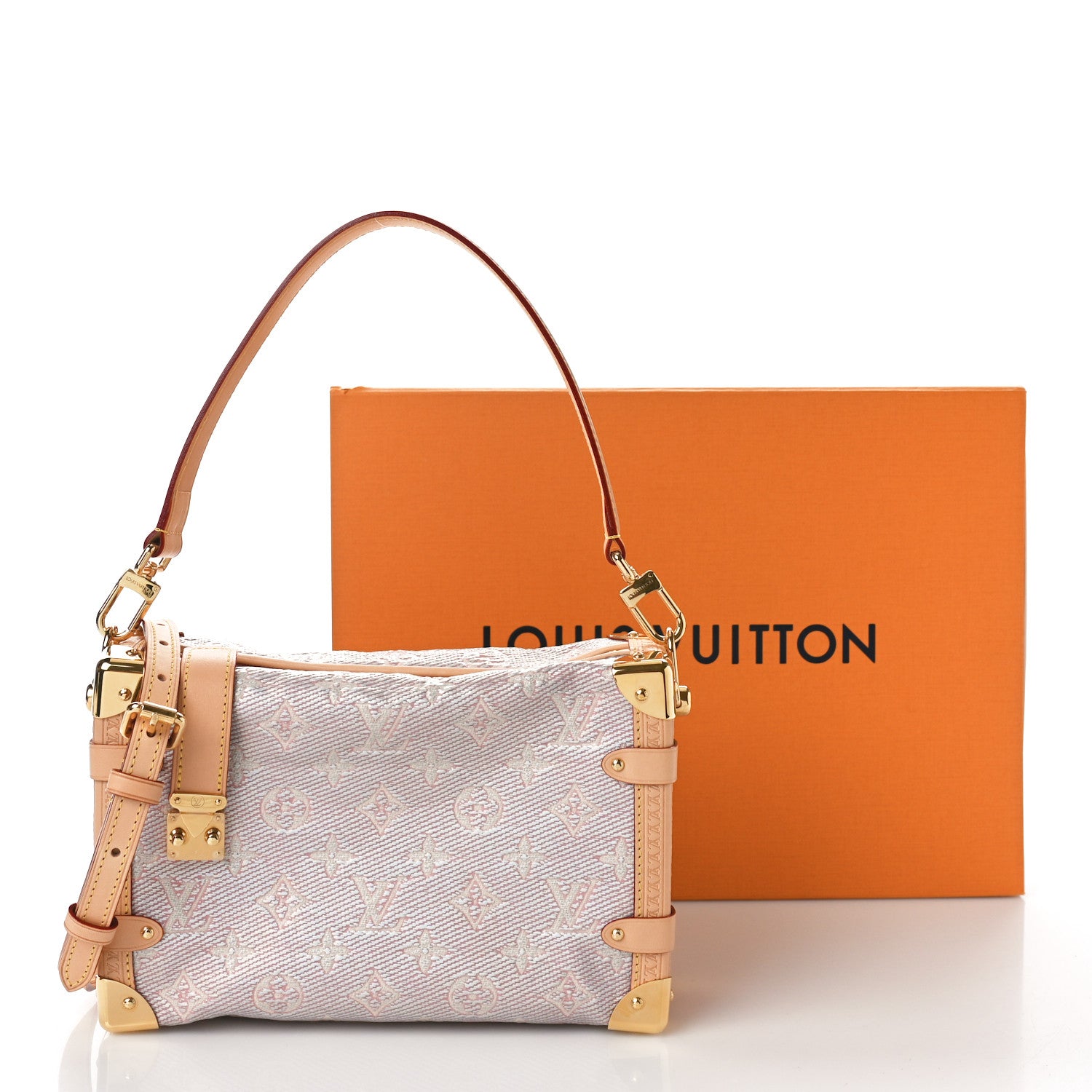 Louis Vuitton Monoglam Side Trunk Rose 9 of 9