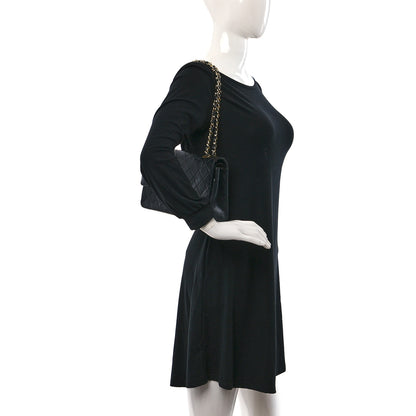 Chanel Lambskin Quilted Medium Double Flap Black 2 of 11