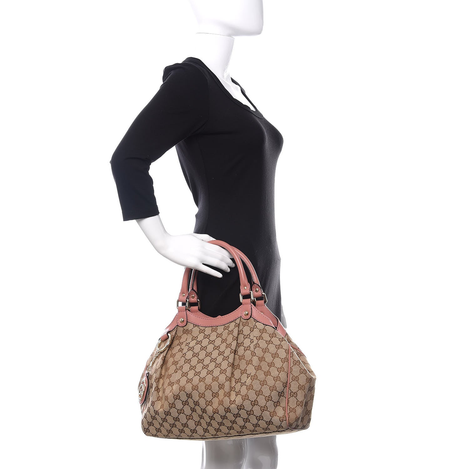 Gucci Monogram Medium Sukey Tote Pink 2 of 13