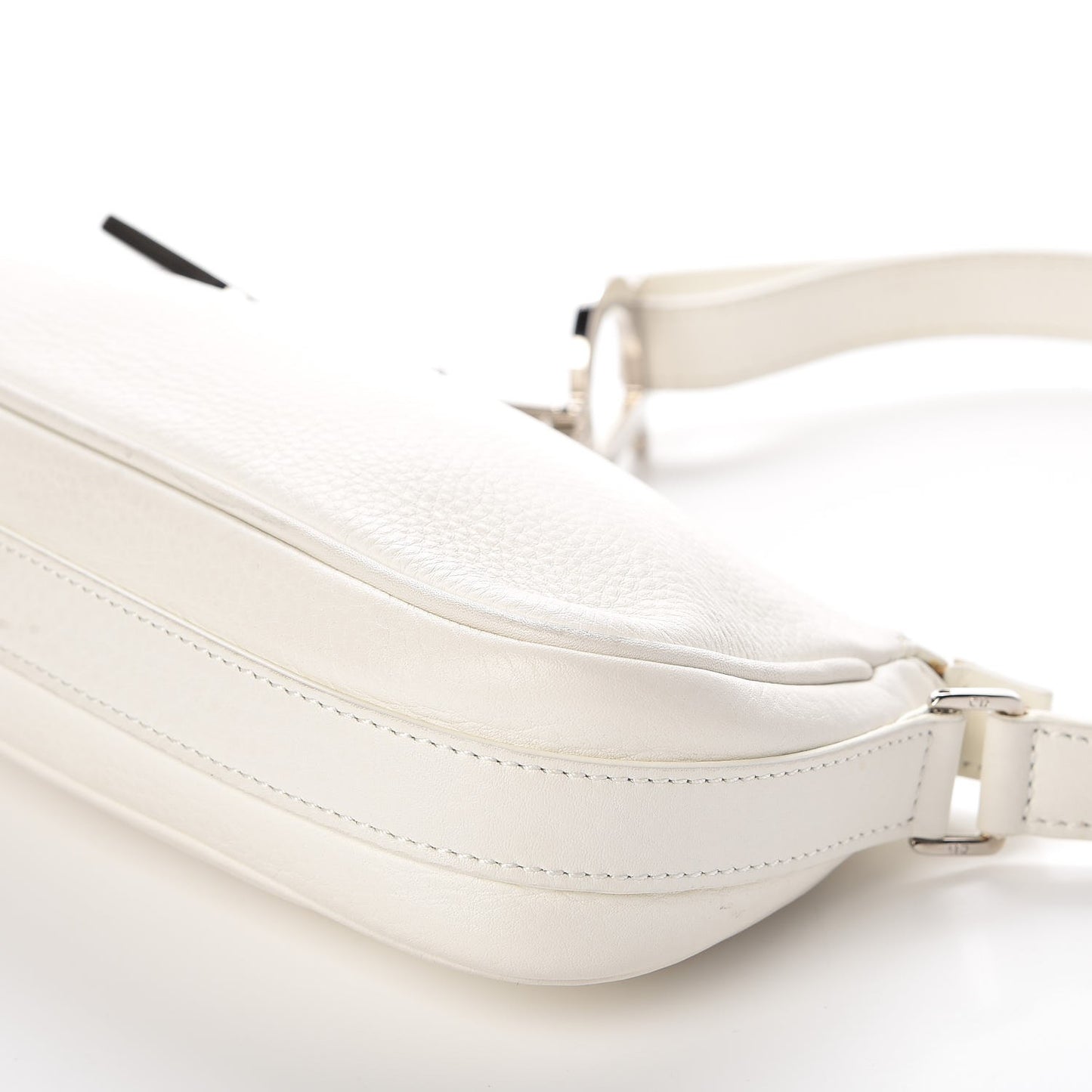 Calfskin Shoulder Bag White