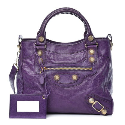 Balenciaga Agneau Giant 21 Gold Hardware Velo Dark Violet 1 of 12