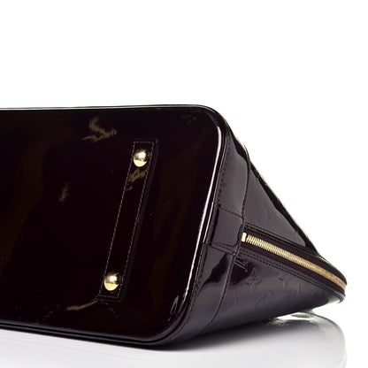 Louis Vuitton Vernis Alma GM Amarante 9 of 9