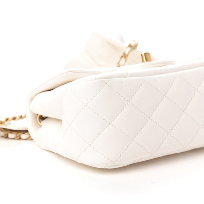 Chanel Lambskin Quilted Mini Romance Square Flap White 6 of 11
