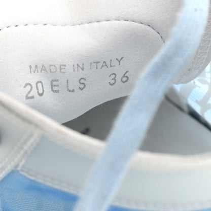 Christian Dior X DANIEL ARSHAM Technical Canvas Oblique Mens B23 High Top Sneakers 36 Blue Beige 9 of 13