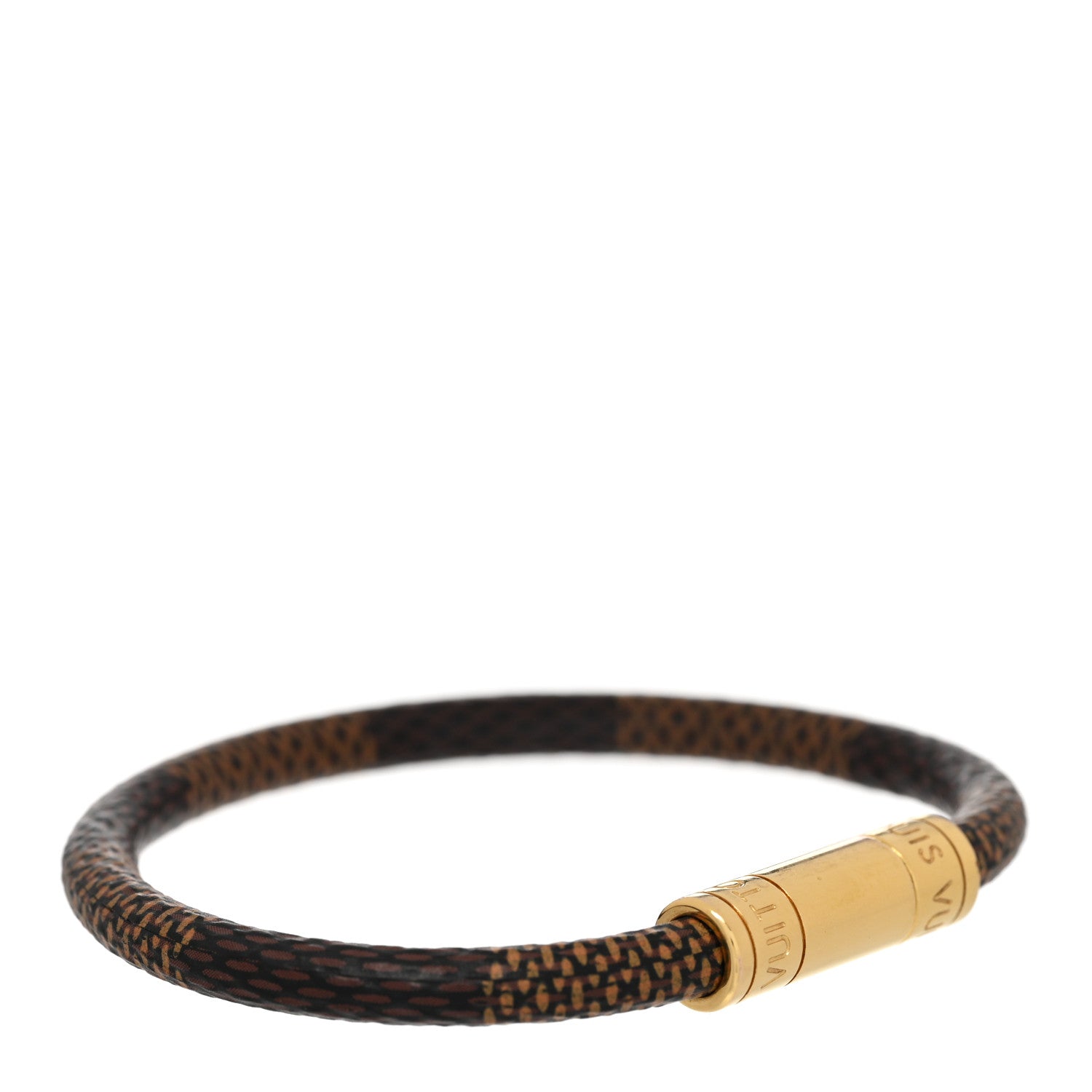 Louis Vuitton Damier Ebene Keep It Bracelet 1 of 6
