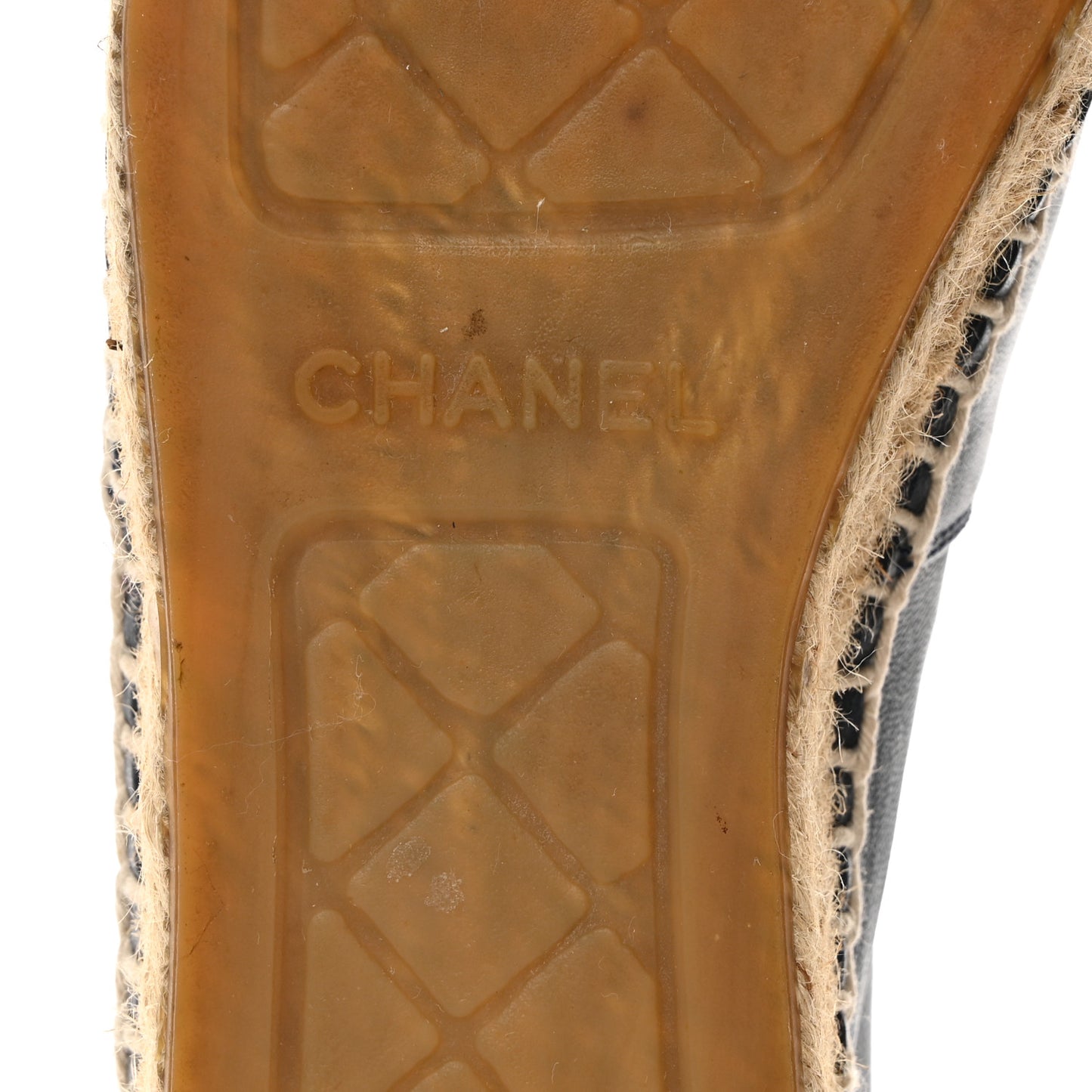 Lambskin CC Espadrilles 39 Navy Black