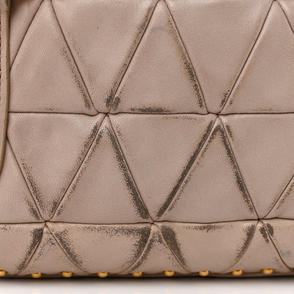 Miu Miu Nappa Quilted Studded Tote Cammeo 12 of 12