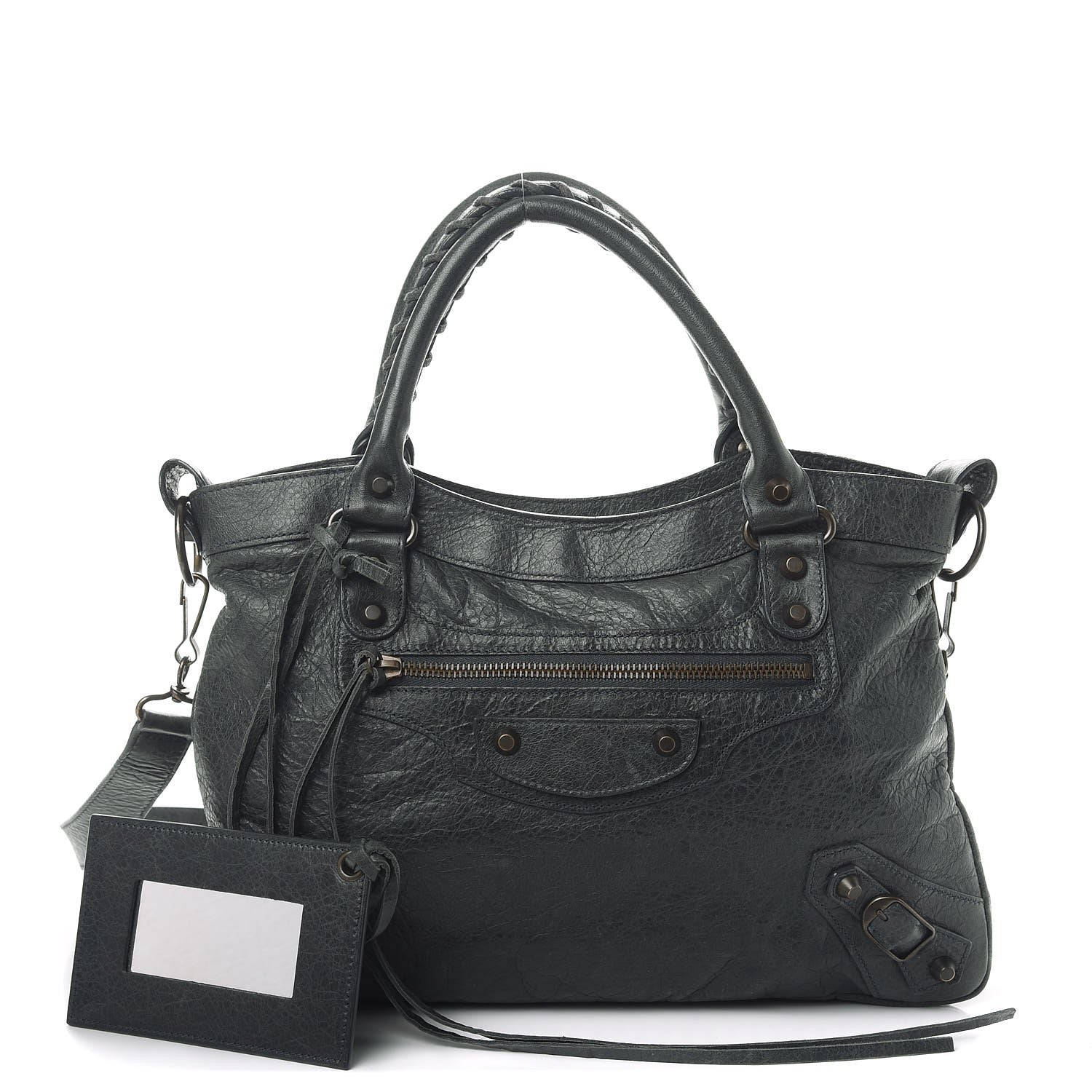 Balenciaga Agneau Classic Hardware Town Anthracite 1 of 9