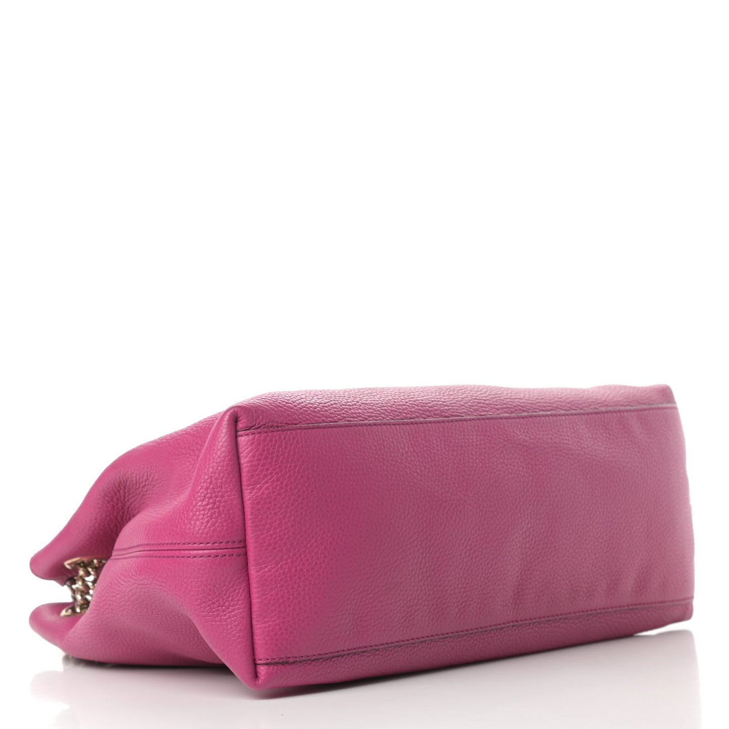 Cellarius Calfskin Medium Soho Chain Shoulder Bag Bright Bouganville