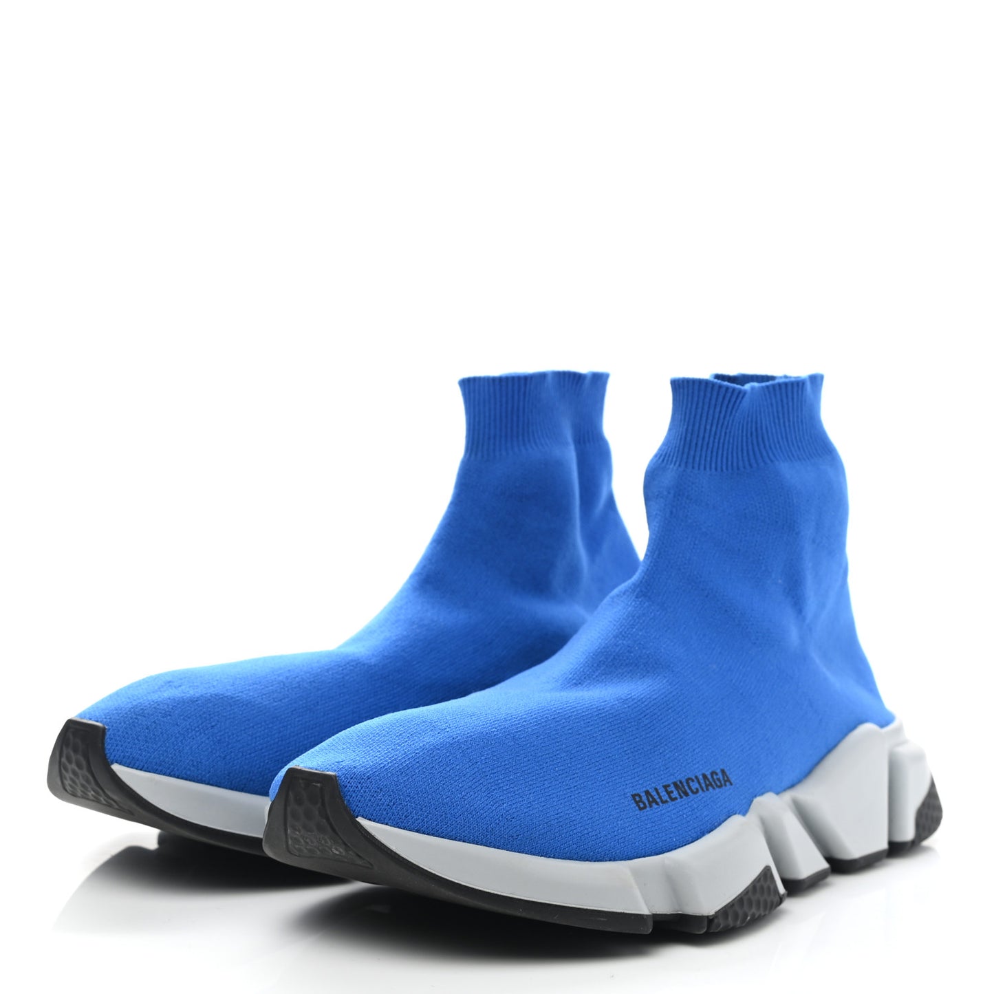Neoprene Knit Mens Speed Sneakers 44 Bleu