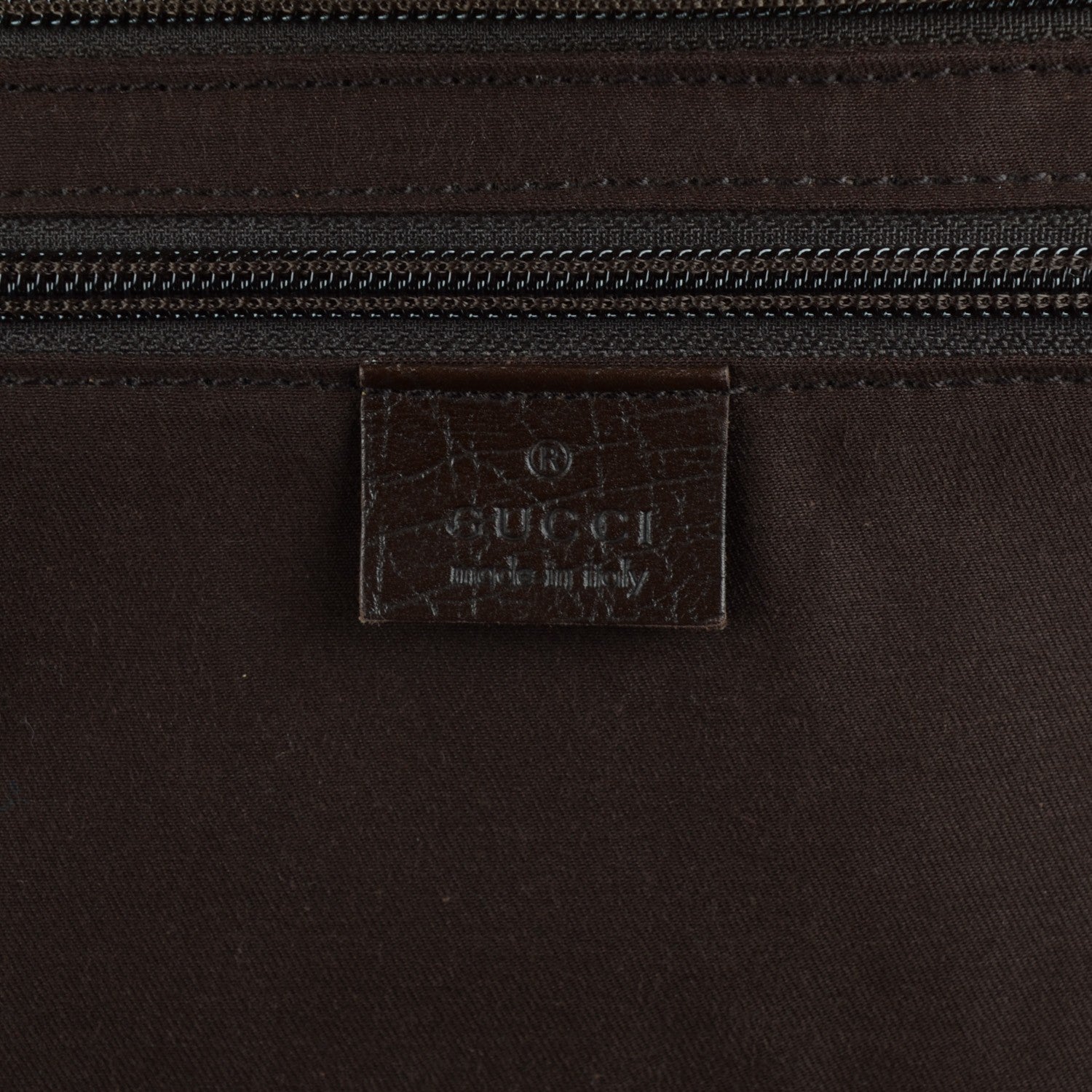Gucci Monogram GG Plus Large Garment Bag Dark Brown 7 of 10