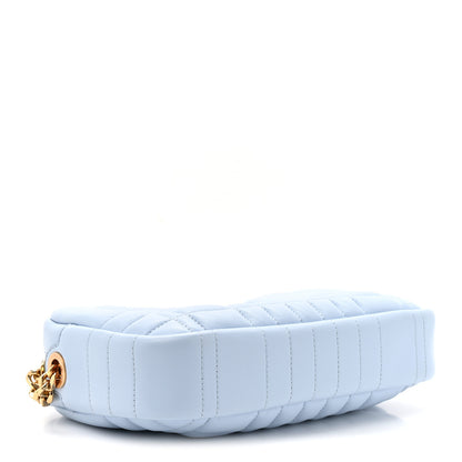 Burberry Calfskin Quilted Small Lola Camera Bag Pale Blue 4 of 10