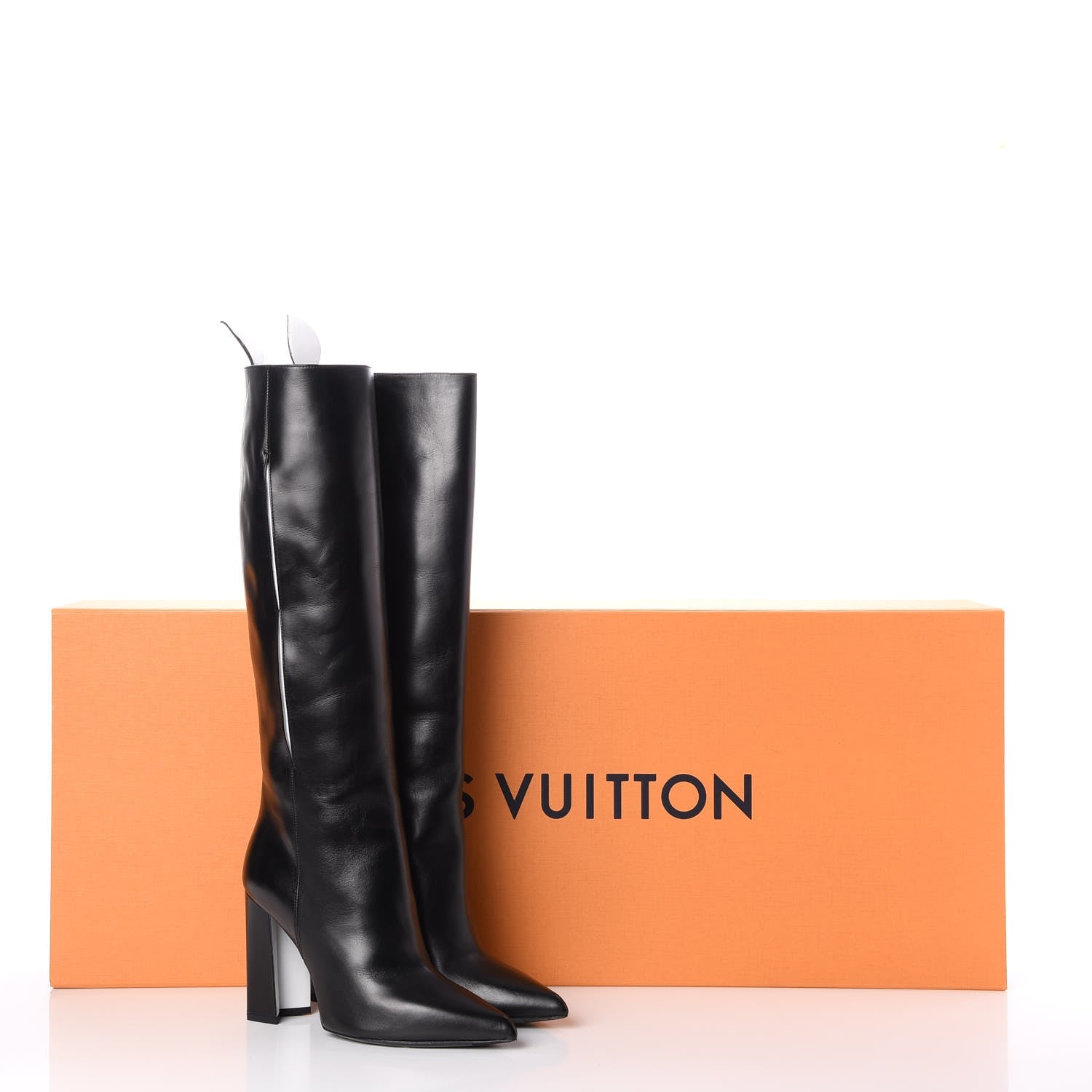Louis Vuitton Calfskin Matchmake Boots 37 Black 11 of 11