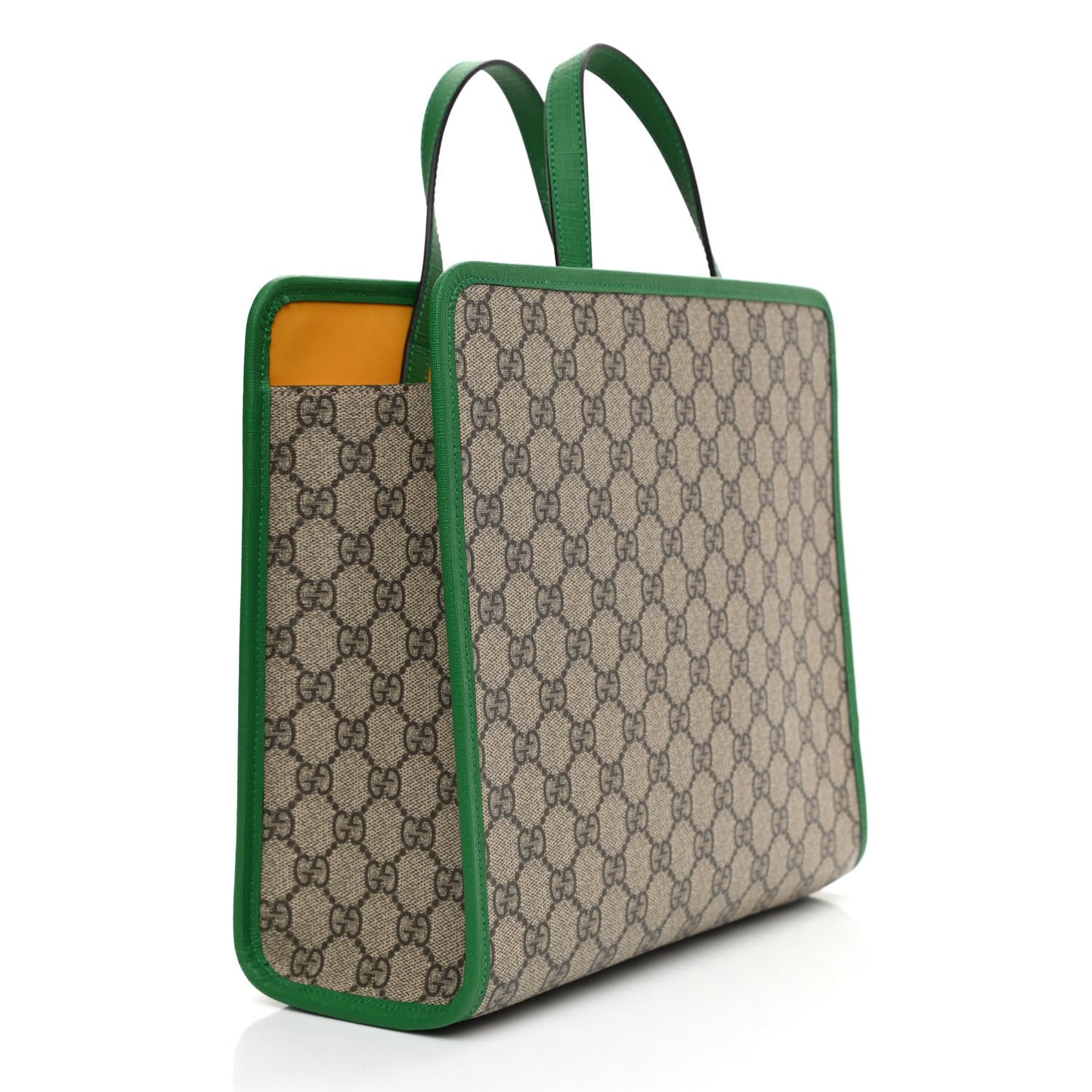 GG Supreme Ship Patch Childrens Tote Beige Green