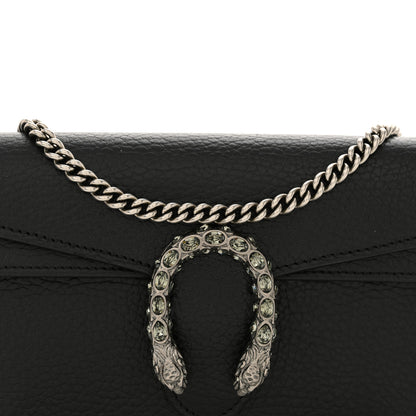 Gucci Calfskin Super Mini Dionysus Shoulder Bag Black 7 of 9