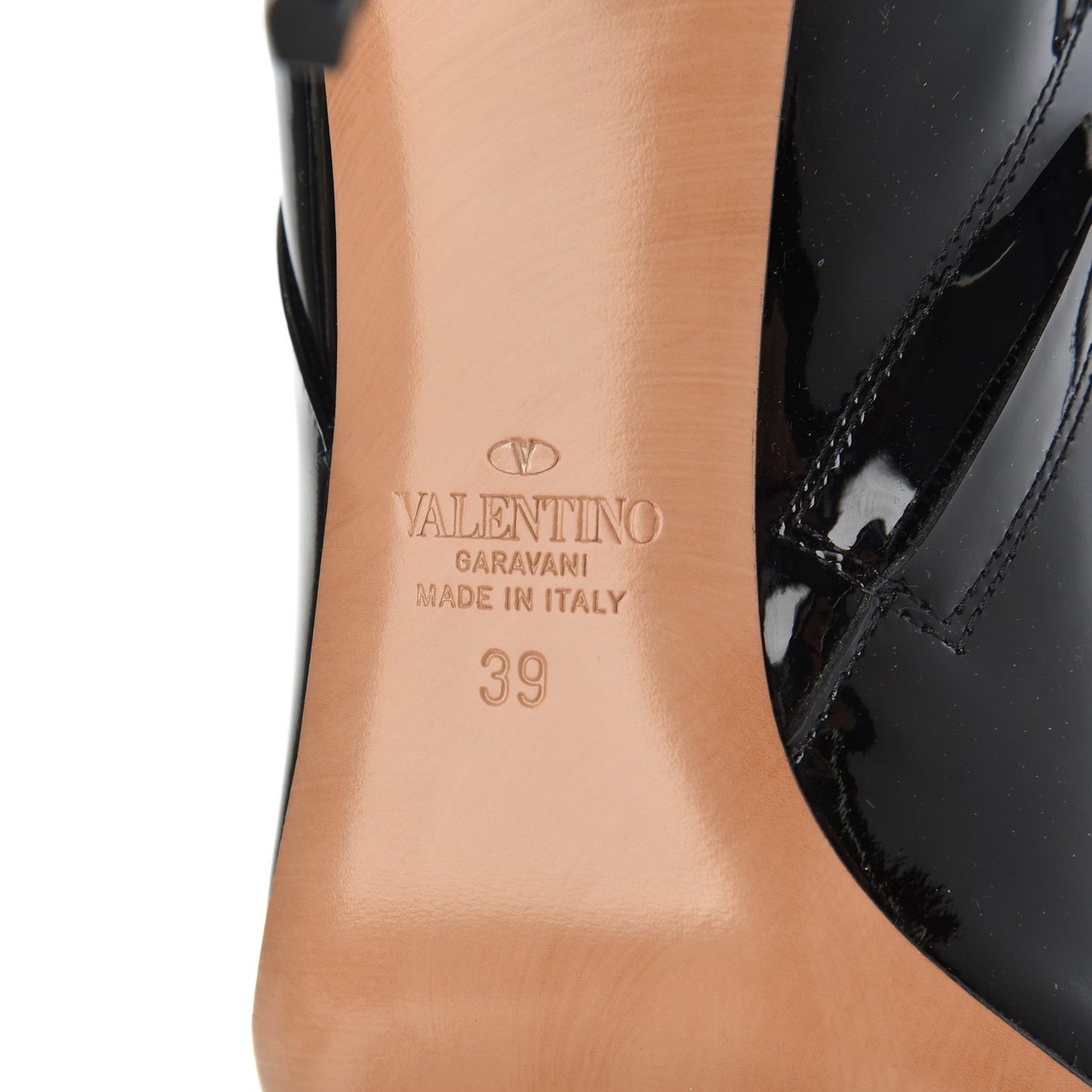 Patent VLogo 80mm Ankle Boots 39 Black