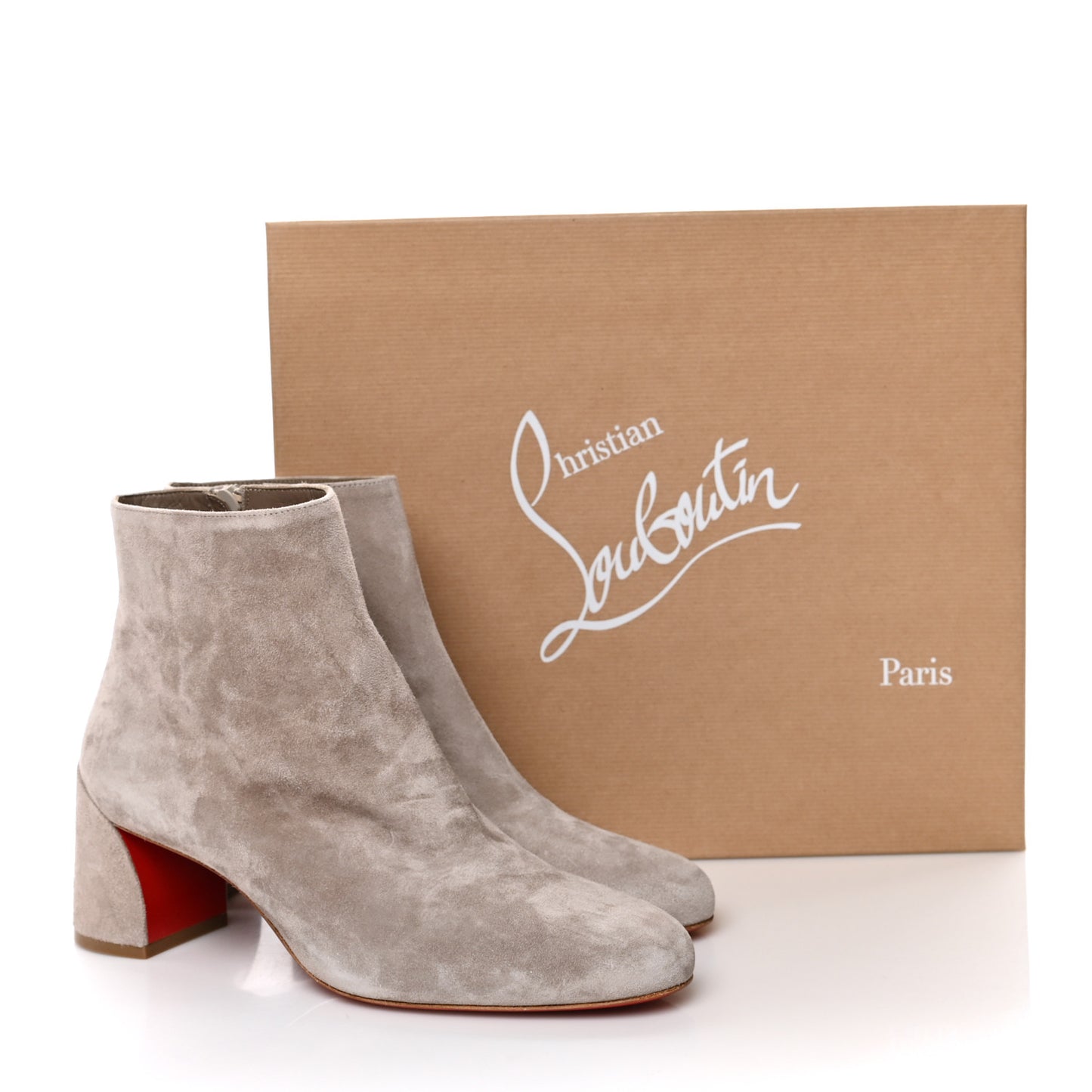 Veau Velours Turela 55 Ankle Boots 38.5 Fume