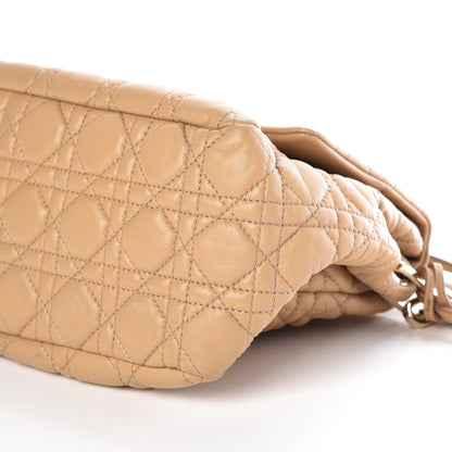 Christian Dior Lambskin Cannage New Lock Flap Beige 6 of 10
