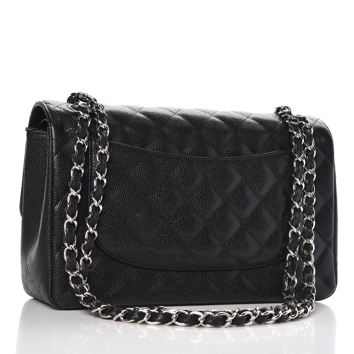 Chanel Caviar Quilted Jumbo Double Flap Black 4 of 8