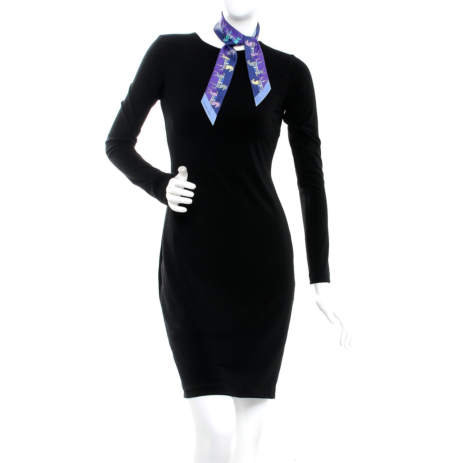 Hermes Silk Rocabar Twilly Violet Marine Ciel 2 of 4