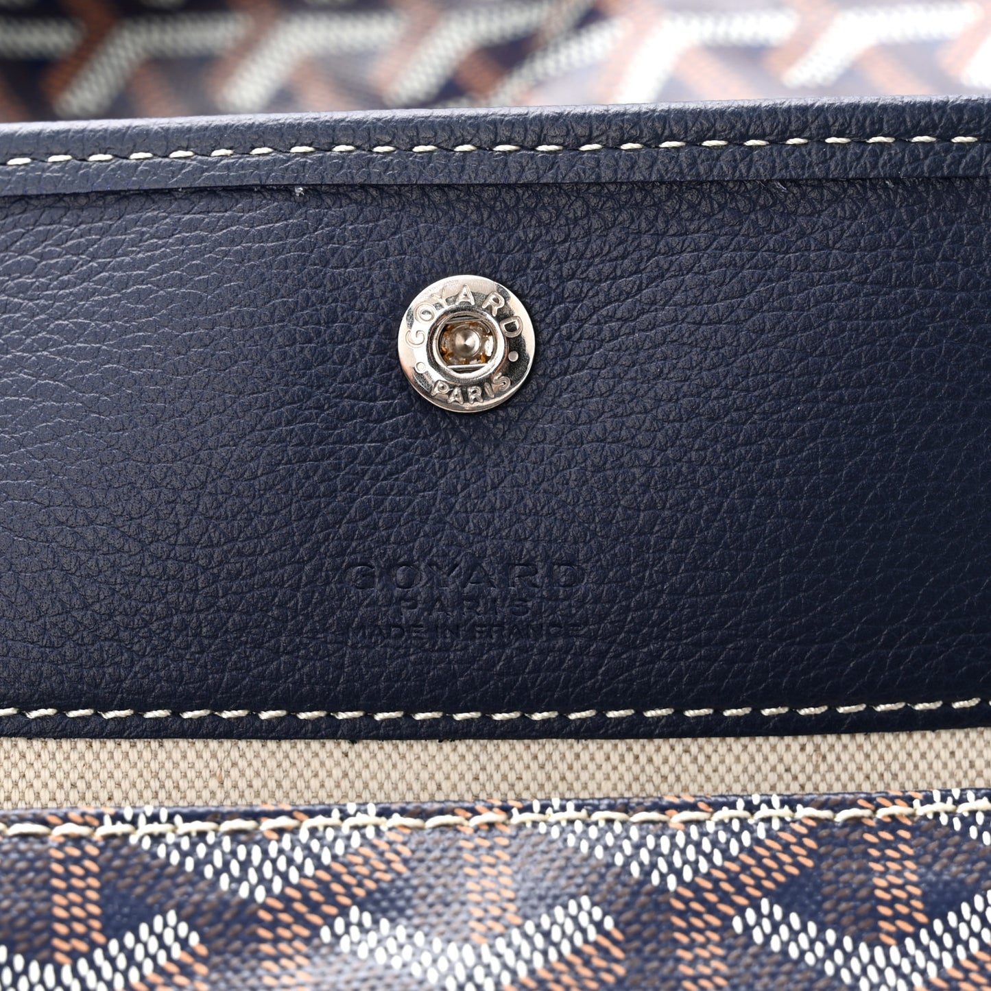 Goyardine Boheme Hobo Navy Blue