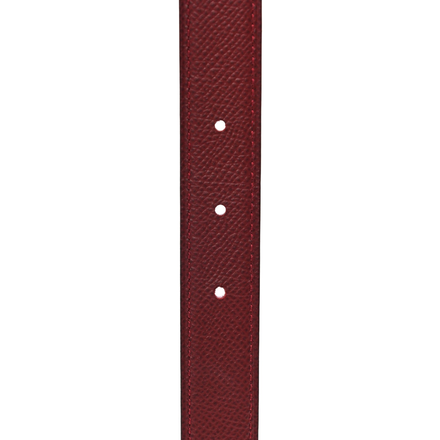 Hermes Swift Epsom 24mm Gamma Belt 75 Rose Mexico Rouge H 5 of 9