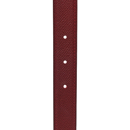 Hermes Swift Epsom 24mm Gamma Belt 75 Rose Mexico Rouge H 5 of 9