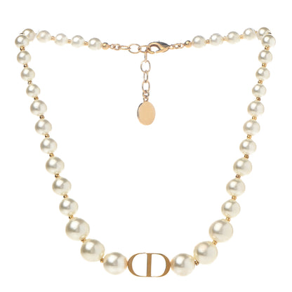 Christian Dior Pearl 30 Montaigne Choker Necklace Gold 3 of 5