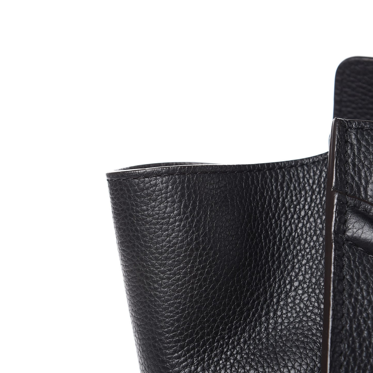 Drummed Calfskin Mini Luggage Black
