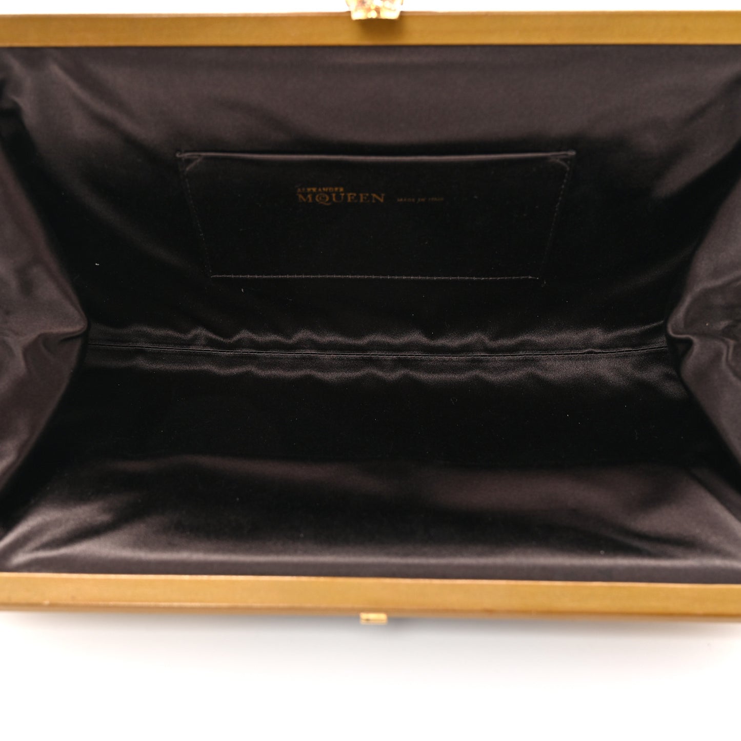 Snakeskin Skull Reversible Clutch