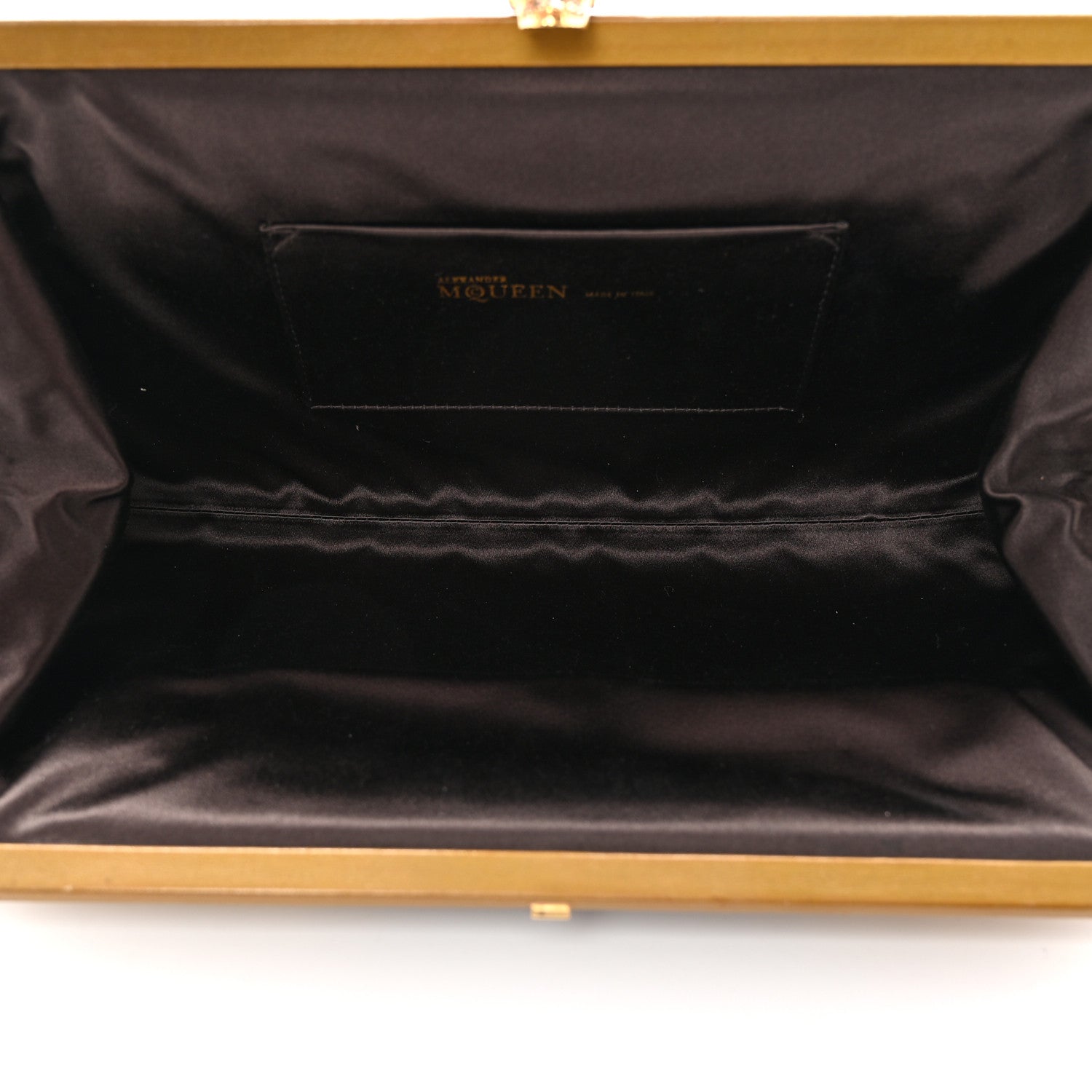 Alexander McQueen Snakeskin Skull Reversible Clutch 6 of 7