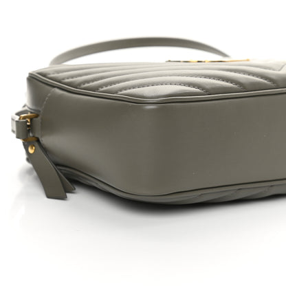 Saint Laurent Calfskin Matelasse Monogram Lou Camera Bag Military Olive 9 of 13