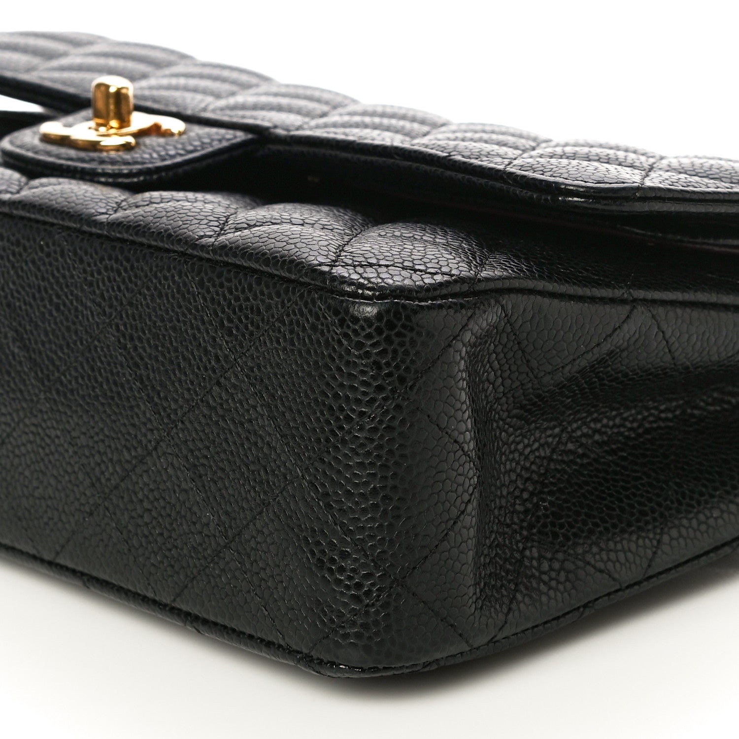 Chanel Caviar Quilted Medium Double Flap Black 10 of 11