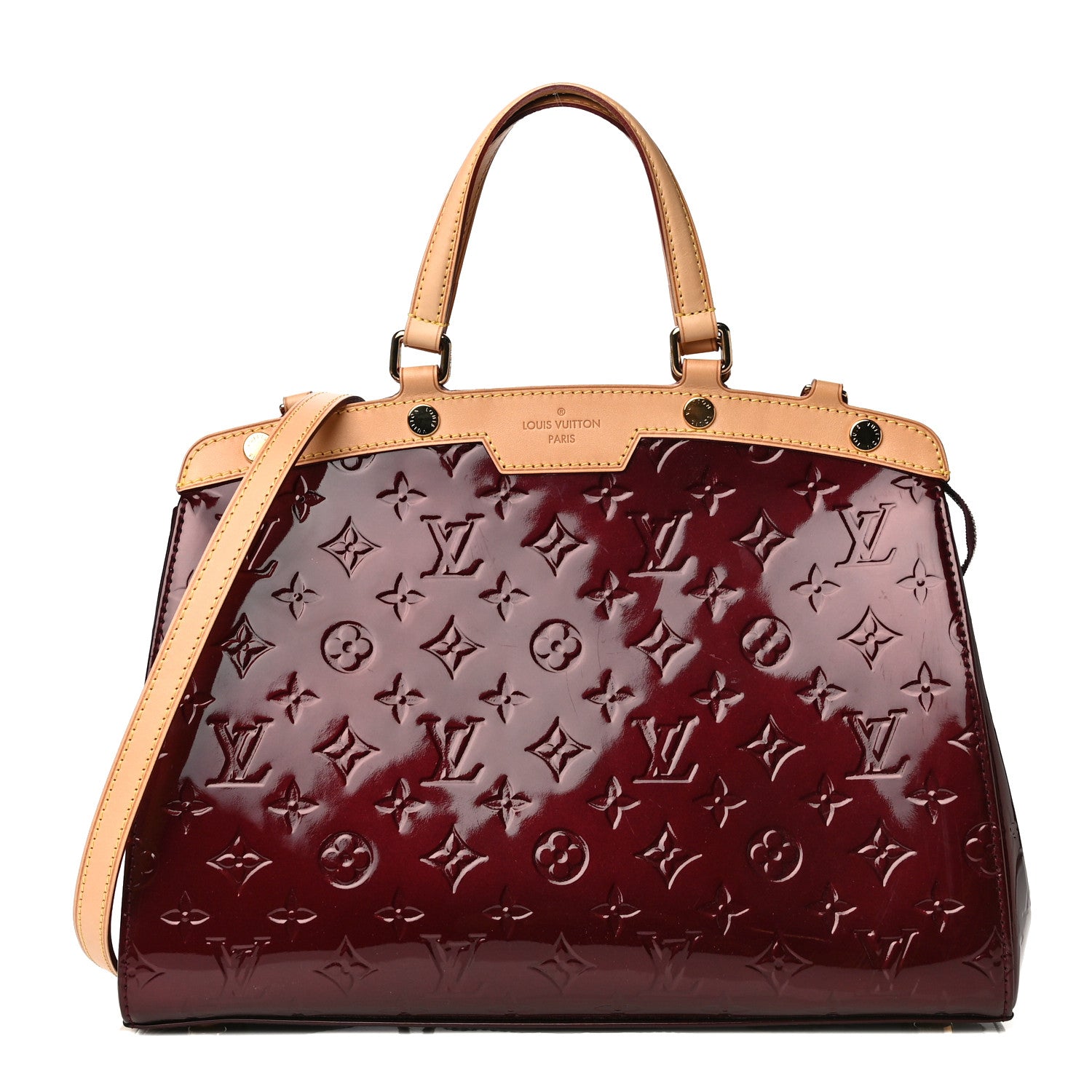Louis Vuitton Vernis Brea MM Rouge Fauviste 1 of 9