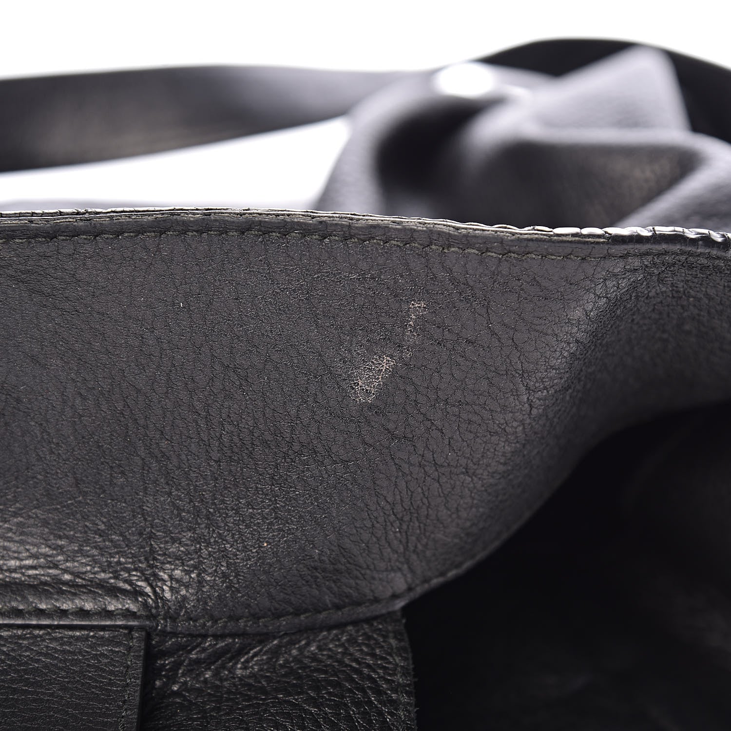 Balenciaga Veau Papier Classic Hardware Drop Bucket Bag Black 8 of 11
