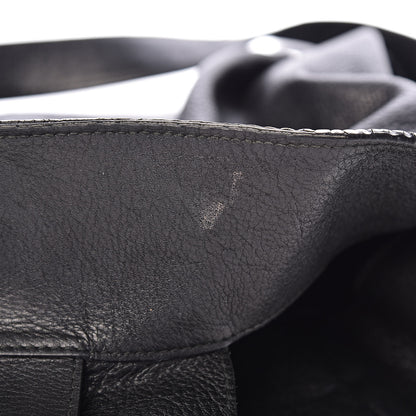 Balenciaga Veau Papier Classic Hardware Drop Bucket Bag Black 8 of 11