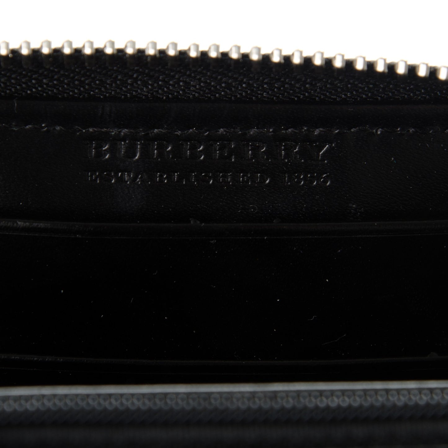 Supernova Check Compact Zip Around Wallet Black